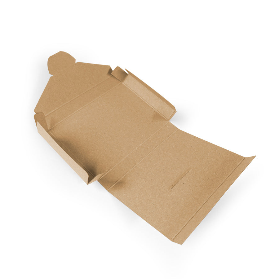 C7 No-Glue Mini Locking Envelope Box - Hairy Manilla (400g)