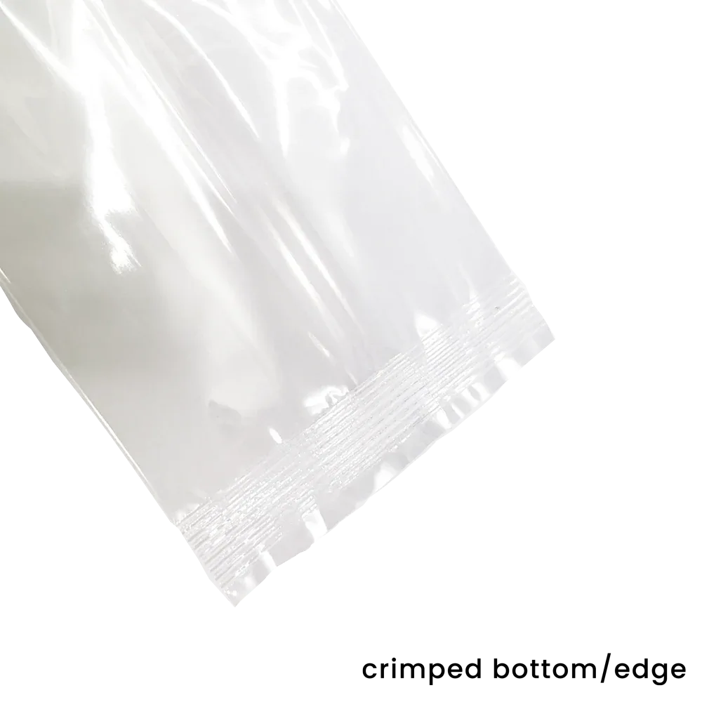 70 x 180mm Cellulose Clear Display Bag by eco-craft - made in the UK