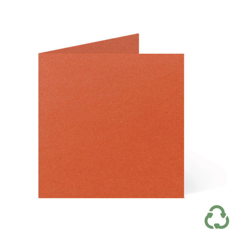 120x120mm Square Card Blanks - Ember