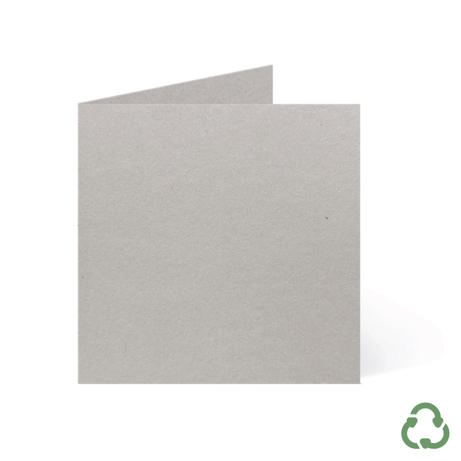 120x120mm Square Card Blanks - Pebble