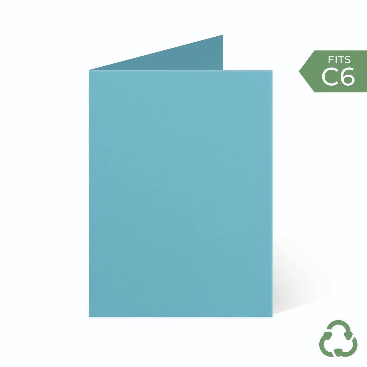 A6 / C6 (104x147mm) Card Blanks - Sky Blue by eco-craft - made in the UK
