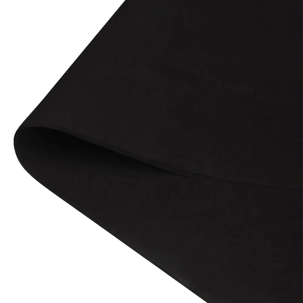100% Recycled Black Tissue Paper (375 x 500mm) 480 Sheets by eco-craft - made in the UK