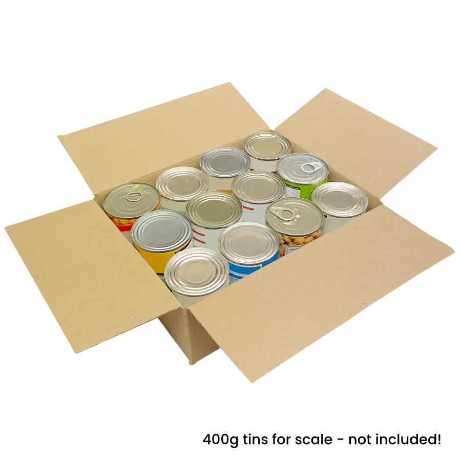 305 x 229 x 102mm corrugated Postal Box x 25 by eco-craft - made in the UK