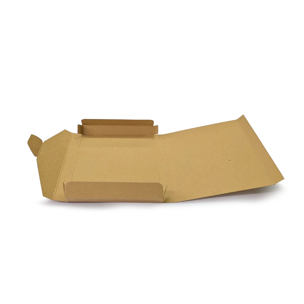 C6 No-Glue Locking Box - Hairy Manilla (400g) by eco-craft - made in the UK