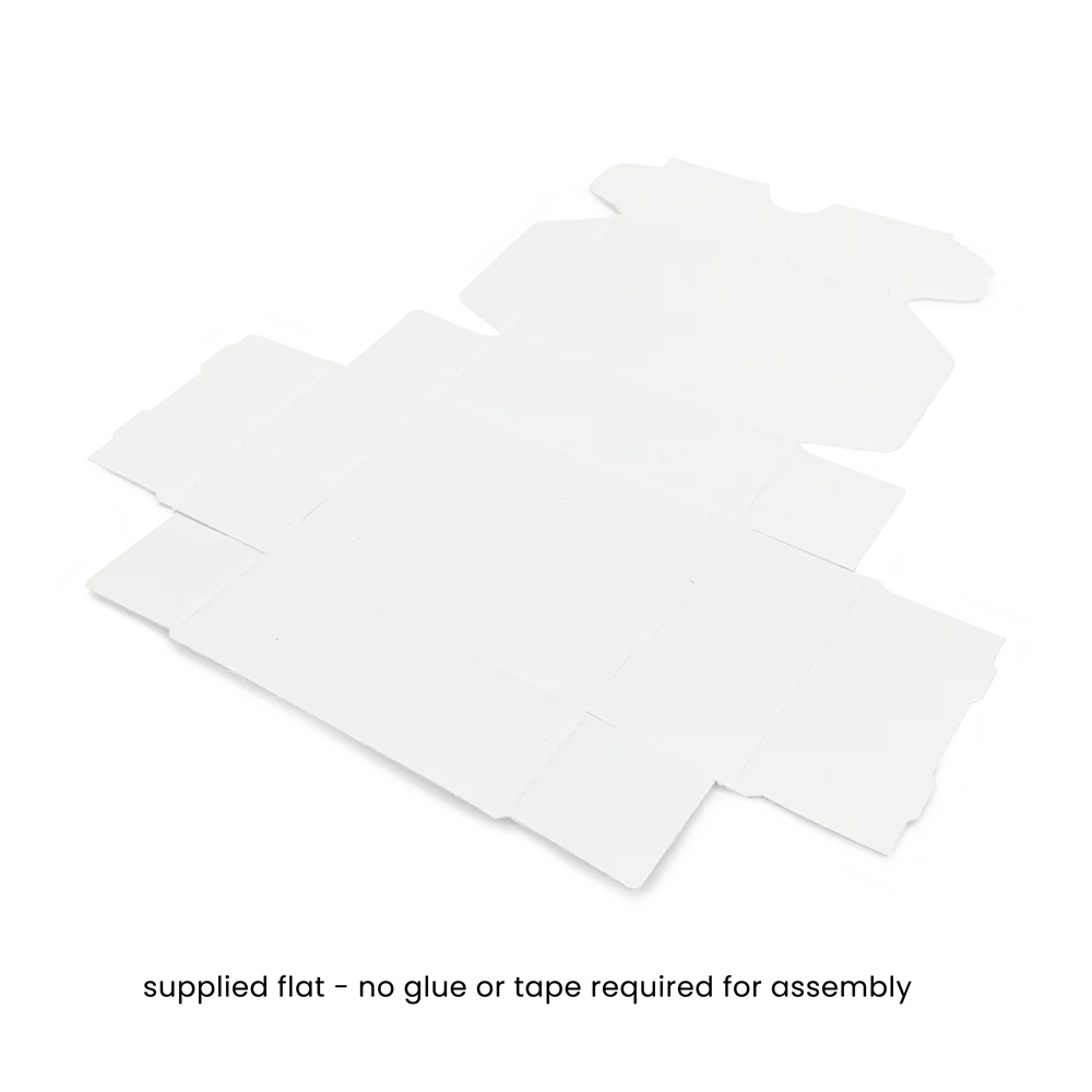 74x51x25mm Small Soap Box 10Pk-White by eco-craft - made in the UK