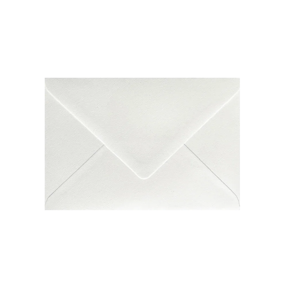 C6 Recycled Envelope New Felt White by eco-craft - made in the UK