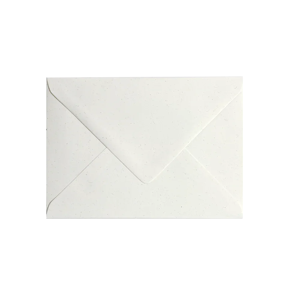 C6 Recycled Envelope New Oat Fleck by eco-craft - made in the UK