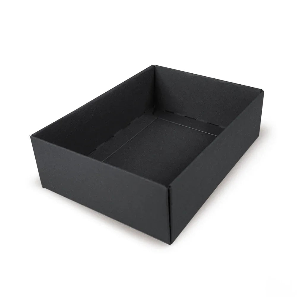 C7 Deep Gift Box & Lid - 120x85x38mm - Black by eco-craft - made in the UK
