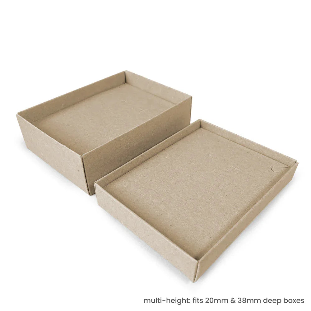 Earring & Necklace Multi-function Insert for C7 box - FeltWhite by eco-craft - made in the UK