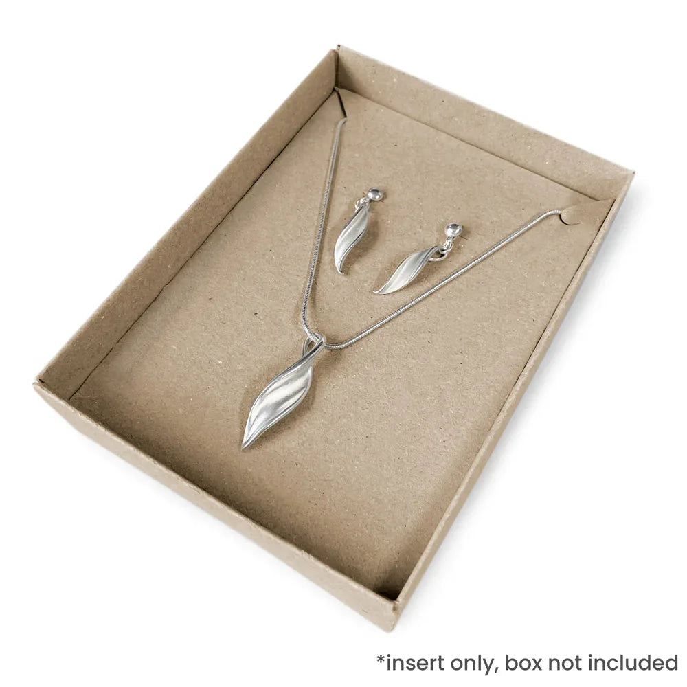 Earring & Necklace Multi-function Insert for C7 box - Hairy Manilla by eco-craft - made in the UK