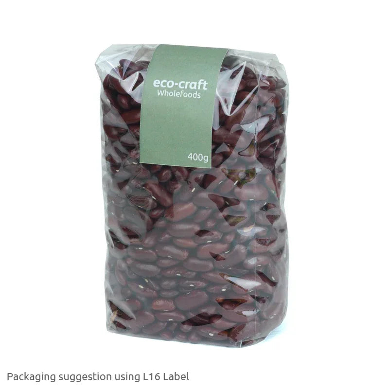 200 x 76 x 50mm Cellulose Clear Gusset Bag by eco-craft - made in the UK