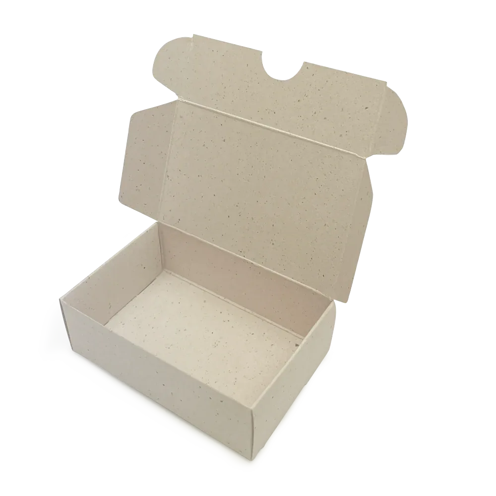 Small No-Glue Soap Box - 74x51x25mm - Cocoa by eco-craft - made in the UK