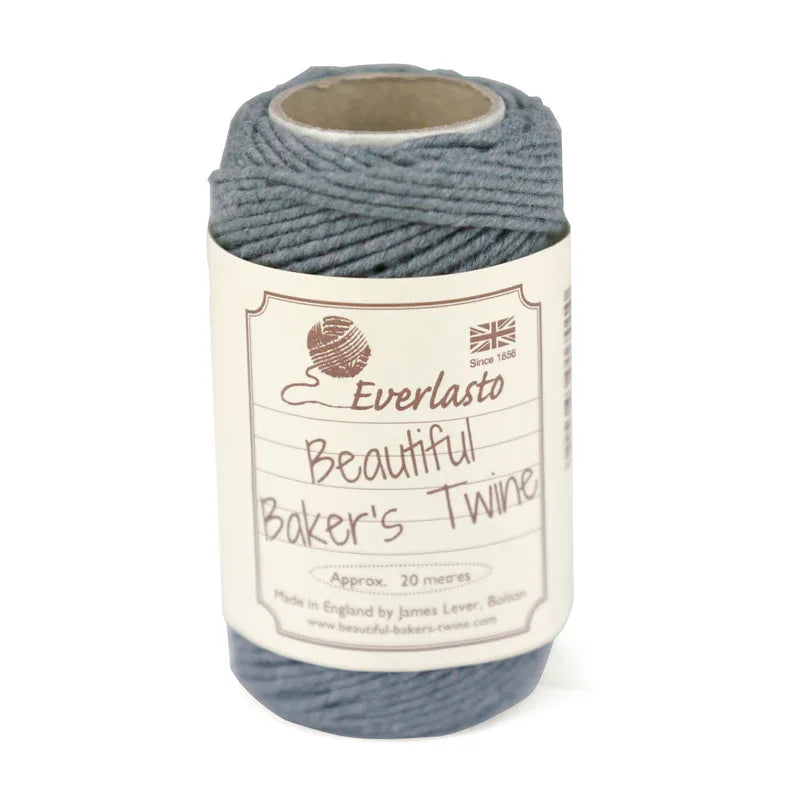 Cotton Twine - Lakeland Slate by eco-craft - made in the UK