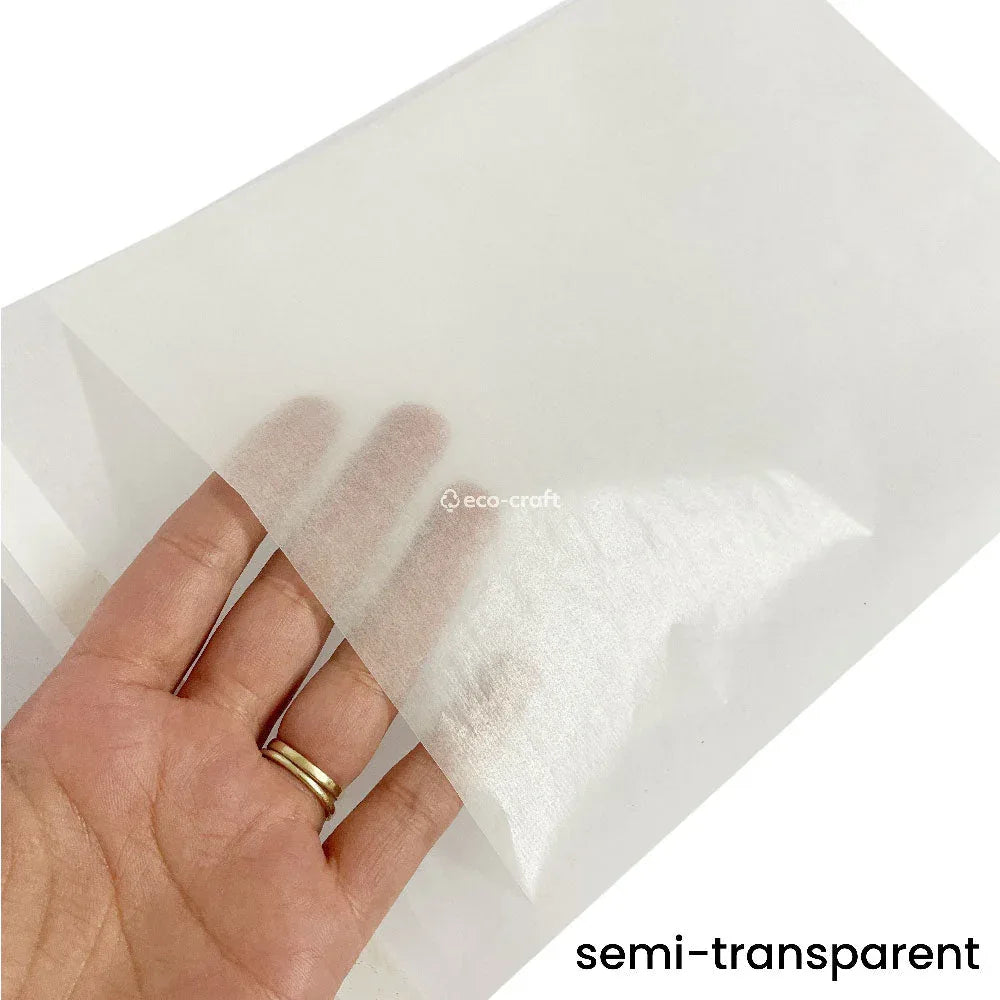 160x220mm Peel & Seal Glassine Envelope by eco-craft - made in the UK