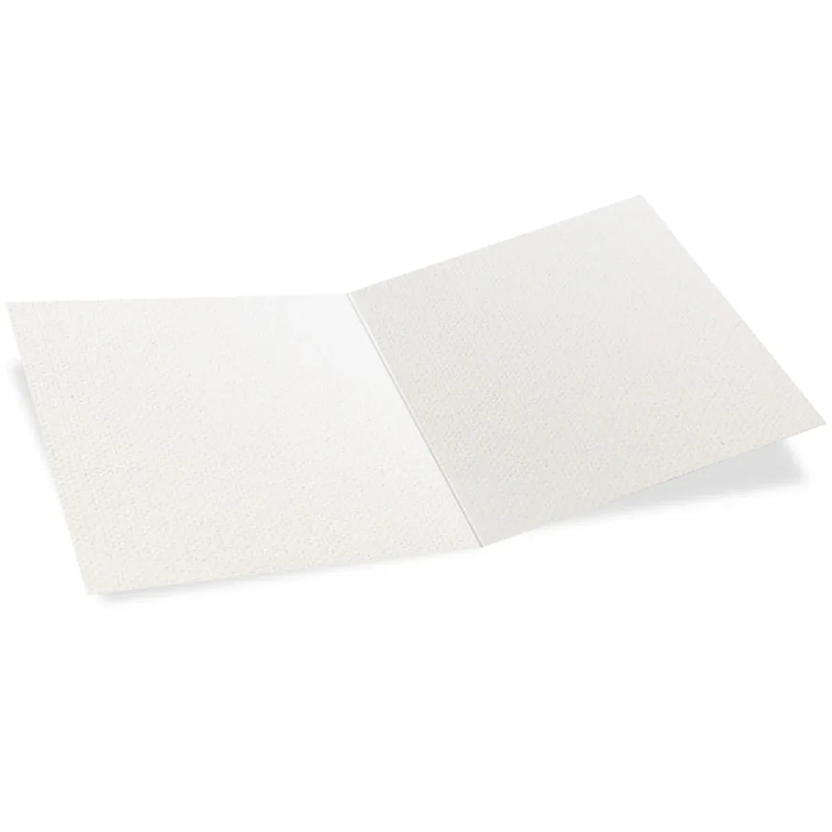 140x140mm Square Card Blanks - Felt White by eco-craft - made in the UK