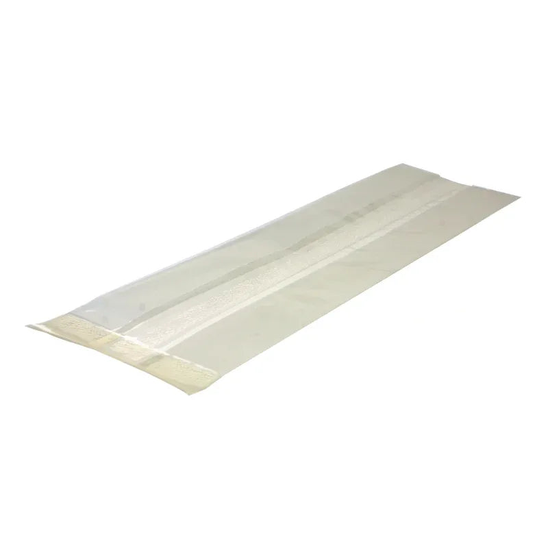 300 x 90 x 60mm Cellulose Clear Gusset Bag by eco-craft - made in the UK