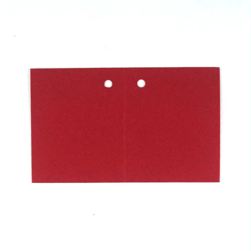 Folded Gift Tags 10Pk-Scarlet by eco-craft - made in the UK