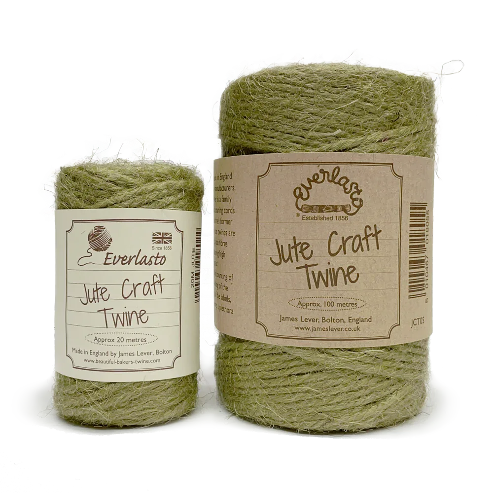 Jute Twine - Olive Green by eco-craft - made in the UK