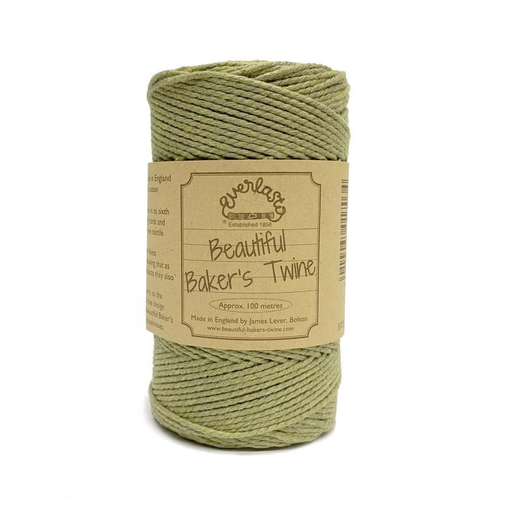 Cotton Twine - Olive by eco-craft - made in the UK