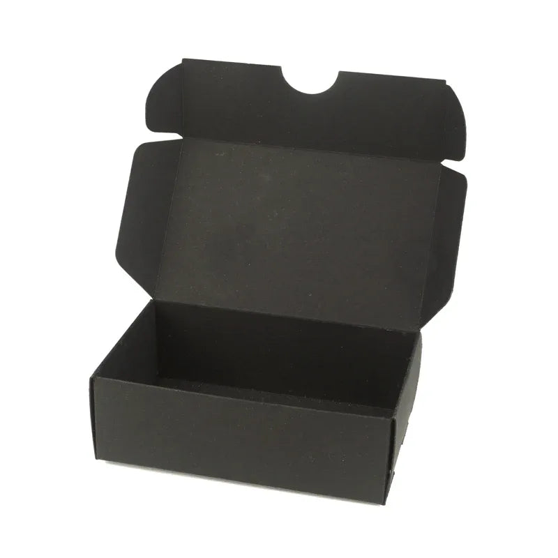 Small No-Glue Soap Box - 74x51x25mm - Black by eco-craft - made in the UK