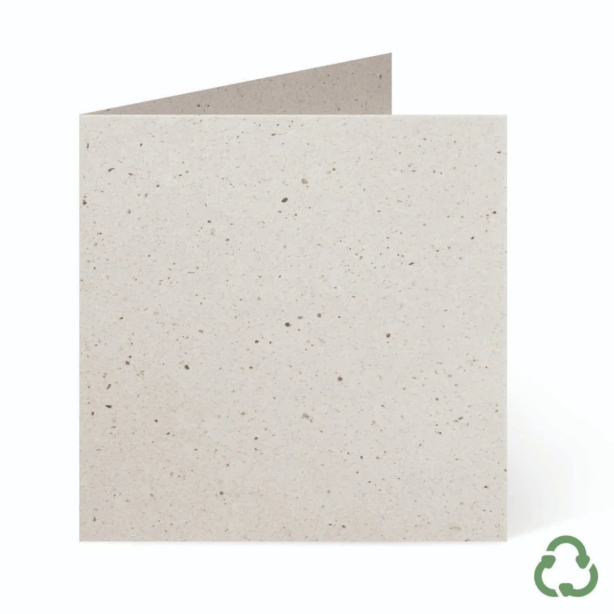 140x140mm Square Card Blanks - Cocoa by eco-craft - made in the UK