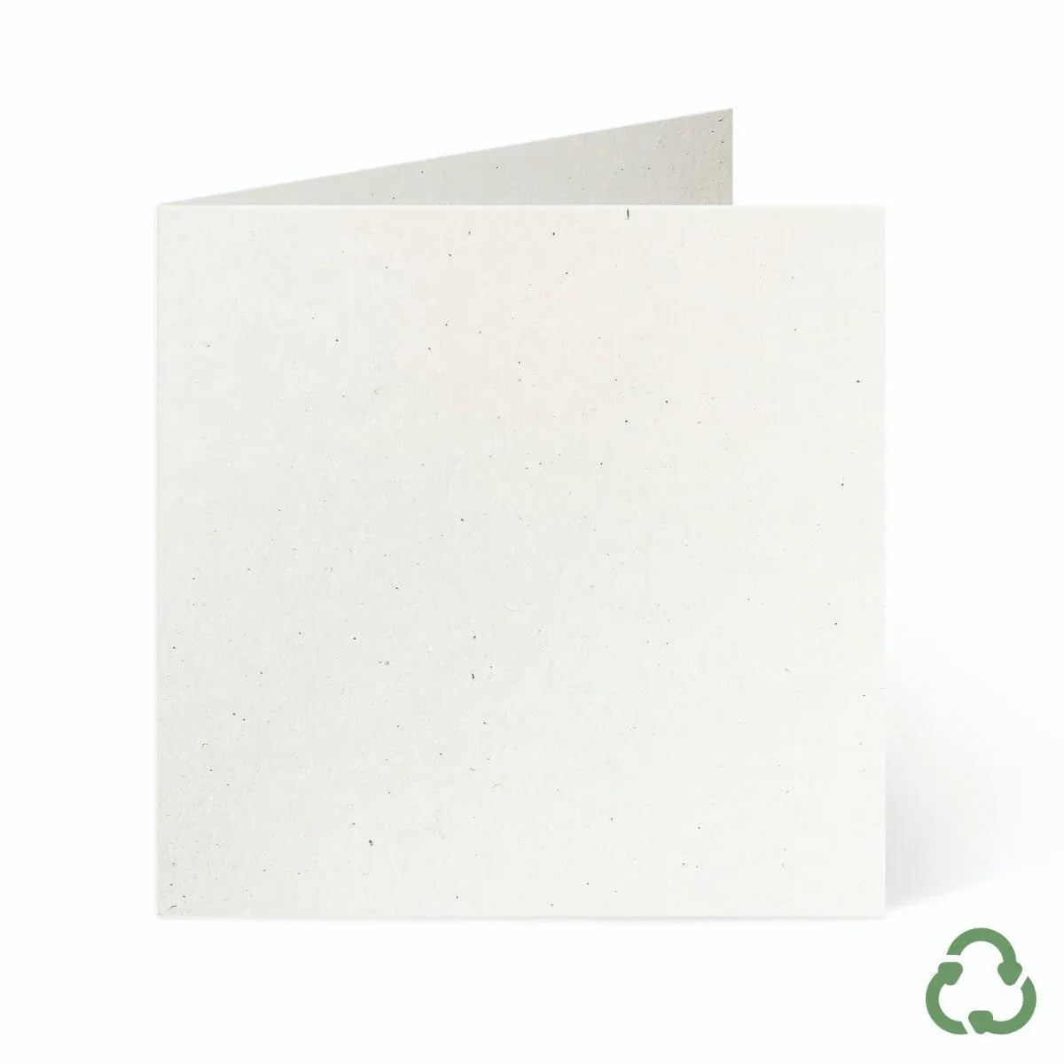 140x140mm Square Card Blanks - Ivory by eco-craft - made in the UK