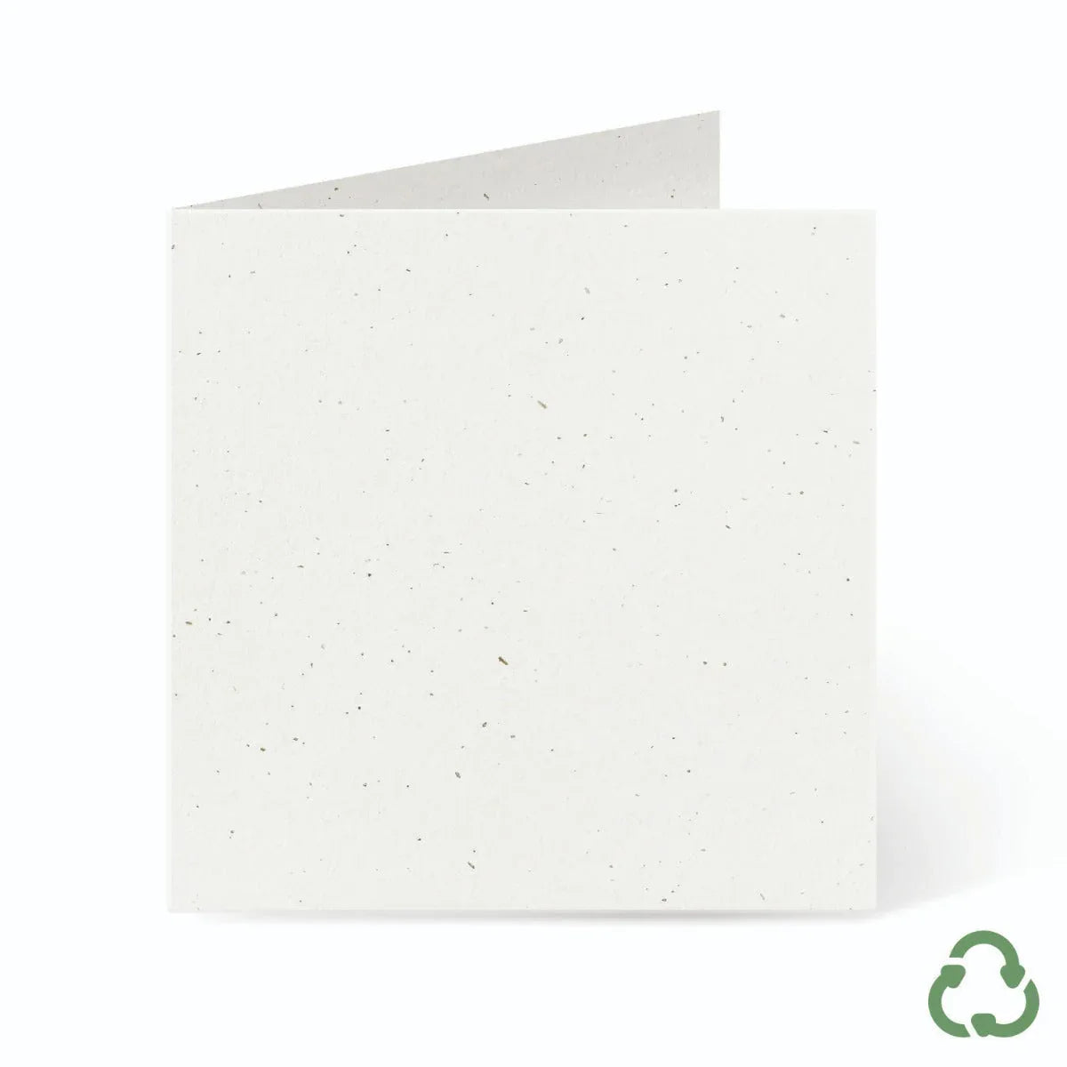 140x140mm Square Card Blanks - Oat Fleck by eco-craft - made in the UK