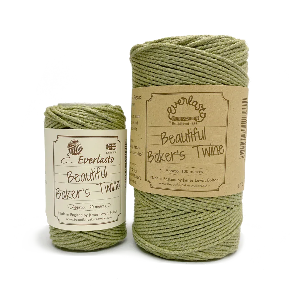 Cotton Twine - Olive by eco-craft - made in the UK