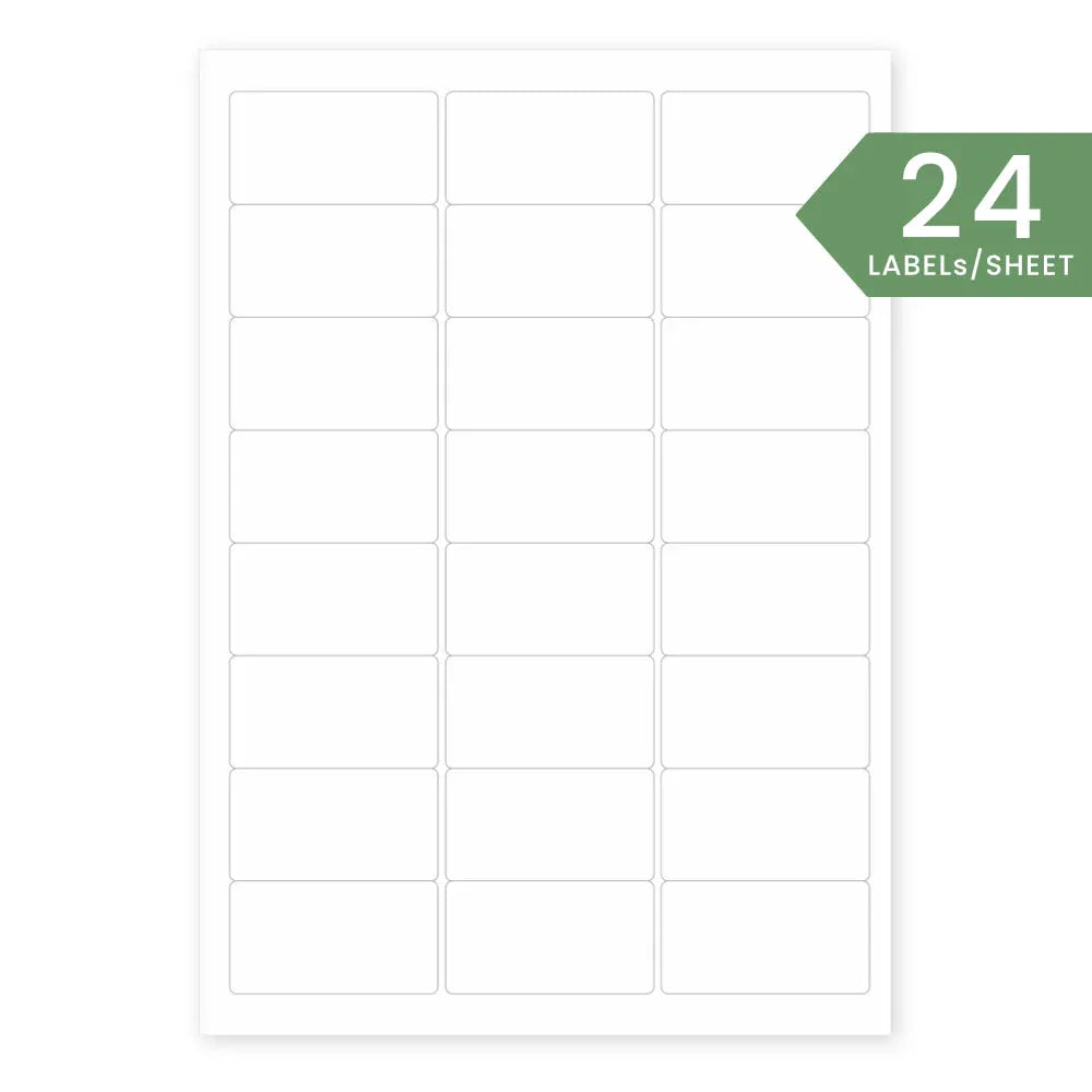 Rectangle Labels on A4 Sheets | Printable Labels – eco-craft