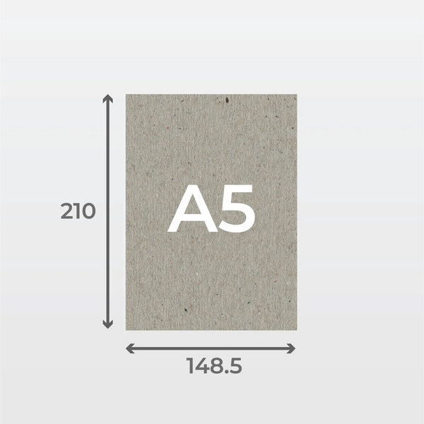 Recycled Greyboard - A5 by eco-craft