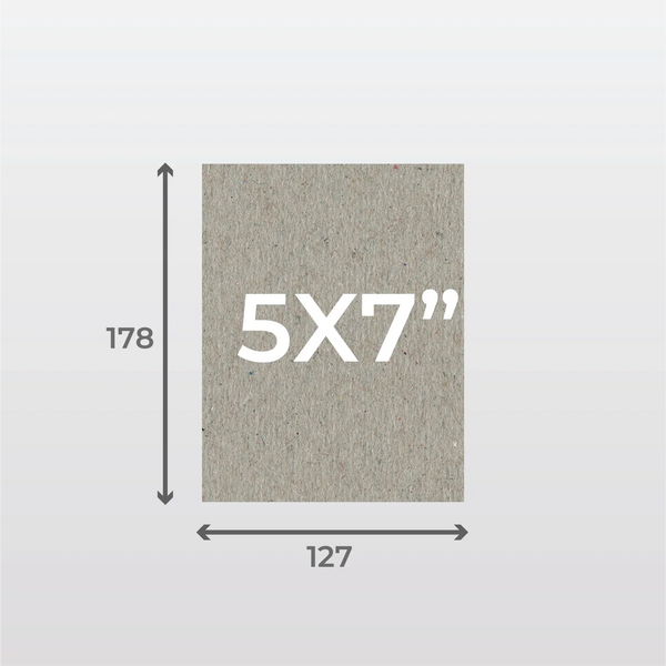 Recycled Greyboard - 5x7 by eco-craft