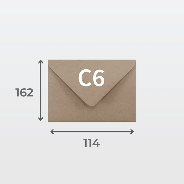Envelopes - C6 (114x162mm) by eco-craft