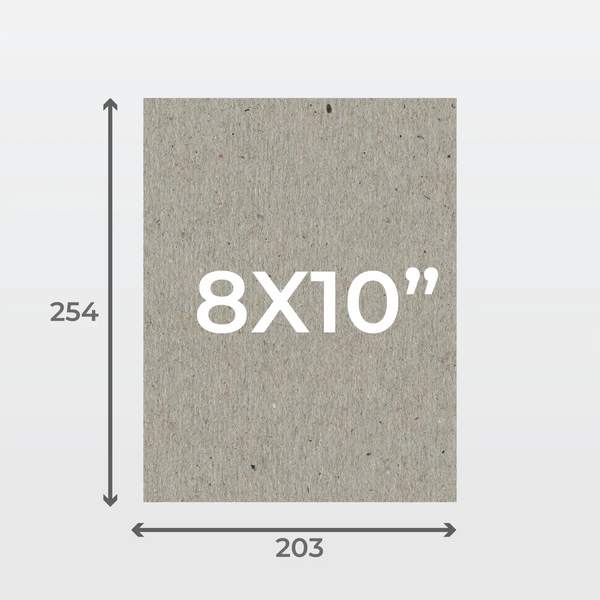 Recycled Greyboard - 8x10 by eco-craft