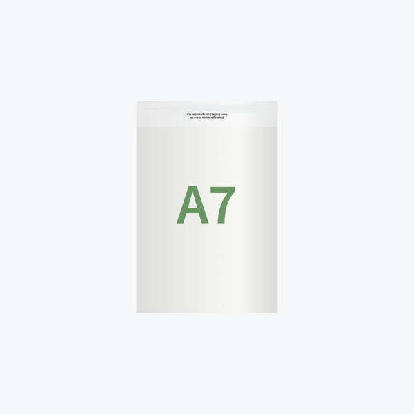 A7 Clear Display Bags by eco-craft