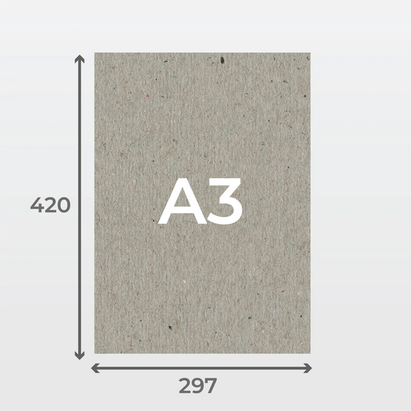Recycled Greyboard - A3 by eco-craft