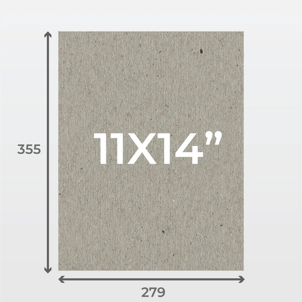 Recycled Greyboard - 11x14 by eco-craft