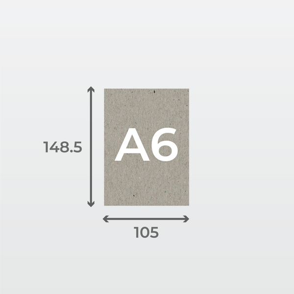 Recycled Greyboard - A5 by eco-craft