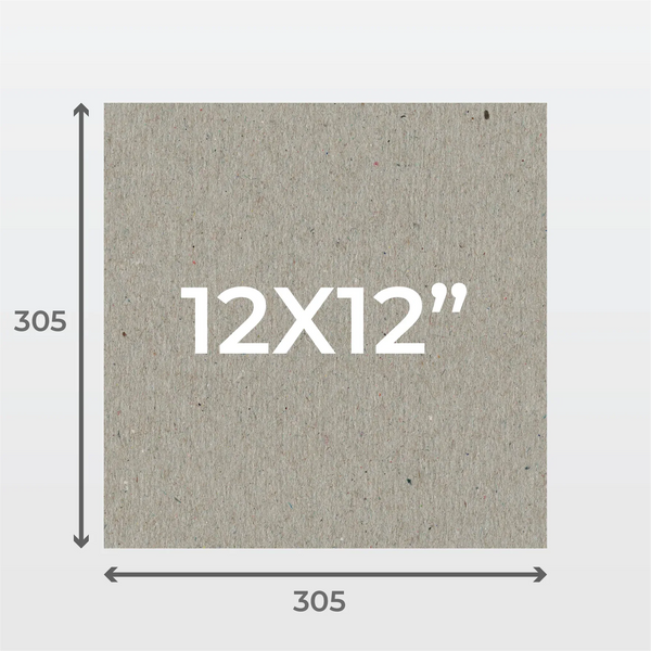 Recycled Greyboard - 12x12 by eco-craft