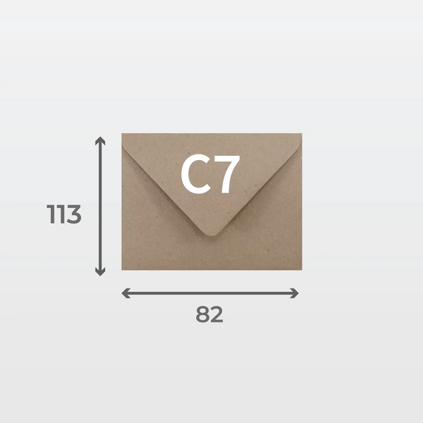 Envelopes - C7 (82x113mm) by eco-craft