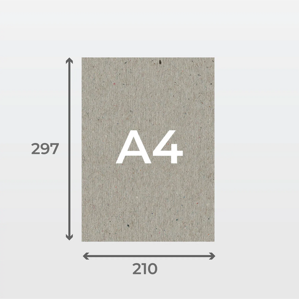 Recycled Greyboard - A4 by eco-craft