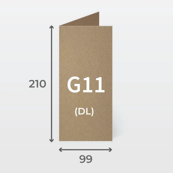 DL Card Blanks (G11 - 99 x 210 mm) by eco-craft