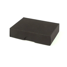 50x70x17mm Box & Lid - black by eco-craft - made in the UK