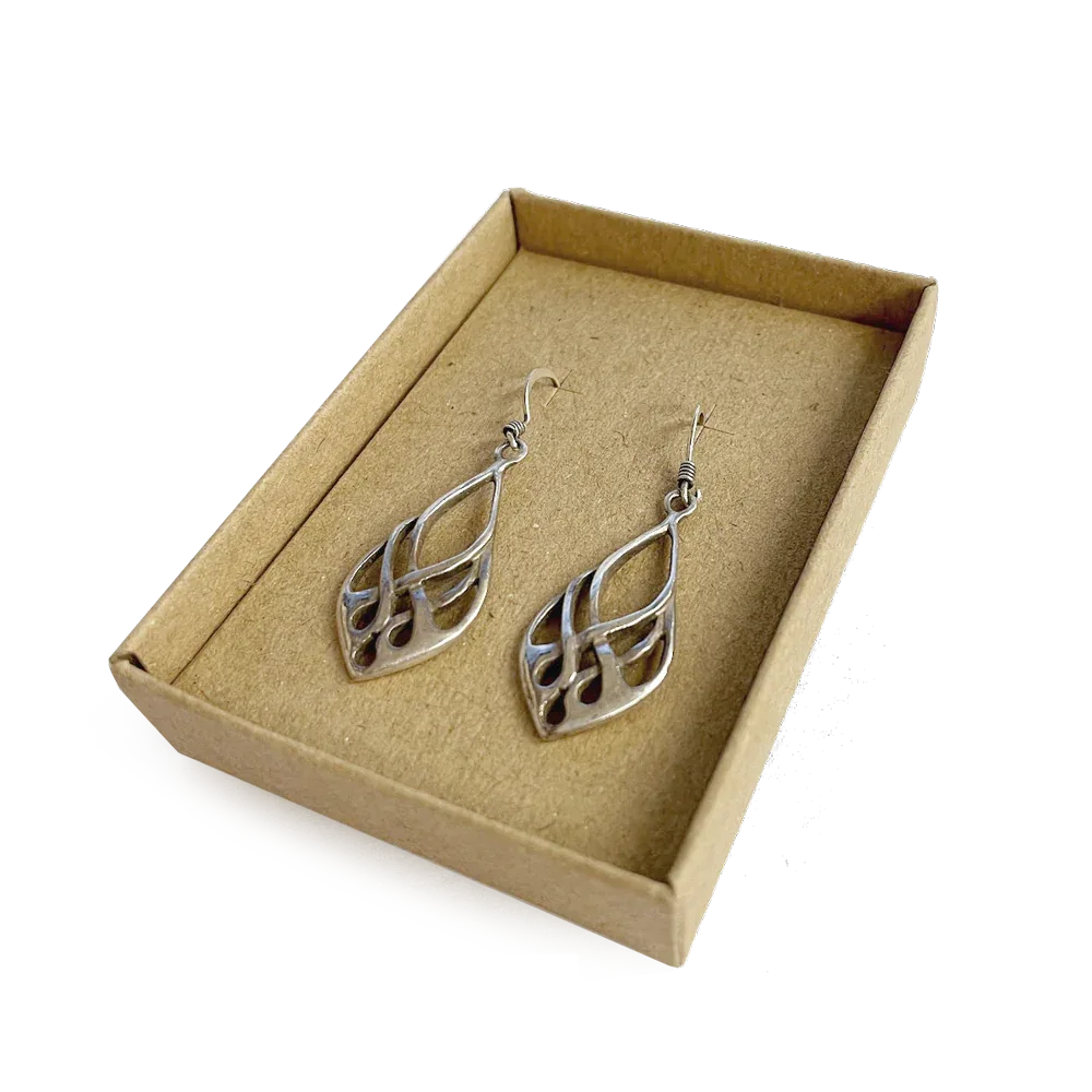 Earring Insert for 50 x 70mm box 10Pk - Hairy Manilla by eco-craft - made in the UK