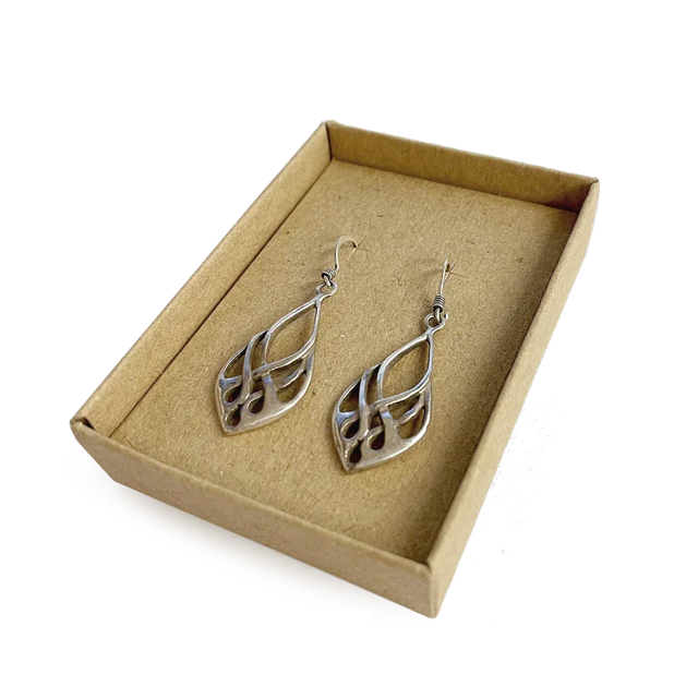 Earring Insert for 50 x 70mm box 10Pk - Hairy Manilla by eco-craft - made in the UK