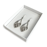 Earring Insert for 50 x 70mm box 10Pk - White by eco-craft - made in the UK