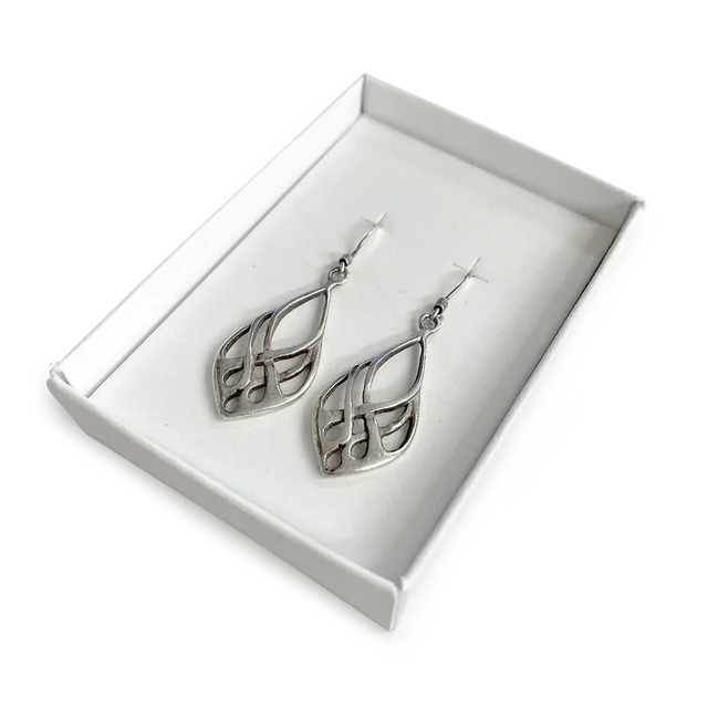 Earring Insert for 50 x 70mm box 10Pk - White by eco-craft - made in the UK