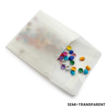 65x65mm Peel & Seal Glassine Bag by eco-craft - made in the UK