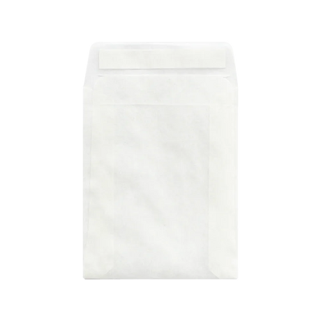 78x68mm Peel & Seal Glassine Bag by eco-craft - made in the UK