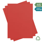 A5 Card - Poppy - 285g