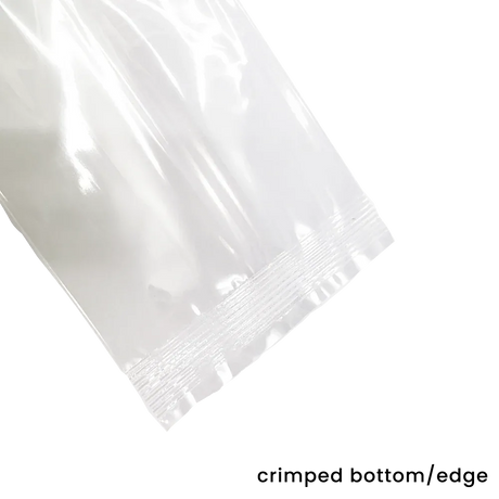 70 x 180mm Cellulose Clear Display Bag by eco-craft - made in the UK